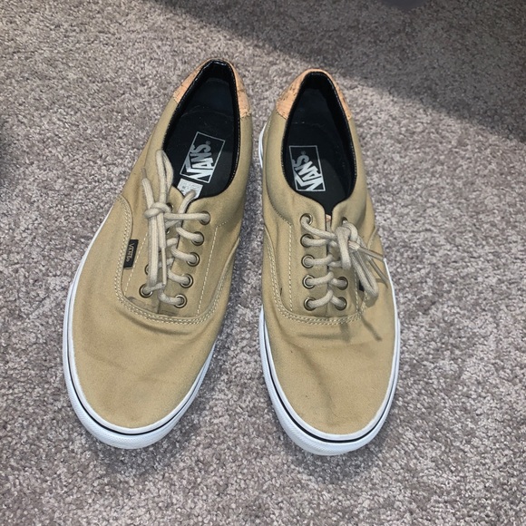 tan coloured vans